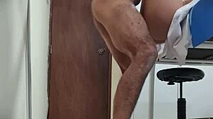 mexican doctor nataly bent over fucked on hidden cam at work