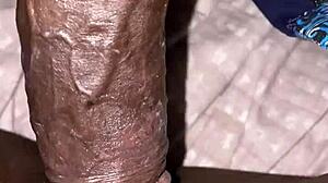 black mama ebony milf takes thick cream cum deep inside