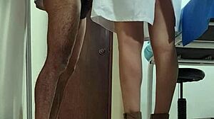 mexican doctor nataly bent over fucked on hidden cam at work