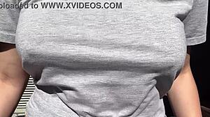 check out my big boobs bouncing wild outdoors horny stepmom artemisia love