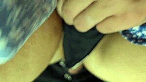 Shameless Bus Girl's Vibrating Toy Groped By Stranger's Cum Load
