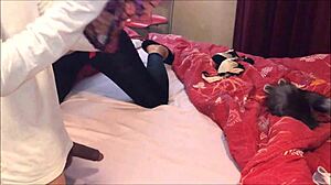 sexy french o2 t panties leggings heels bent over rimjob doggystyle!