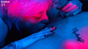 check out this amazing pussy eating with hot foot fetish play