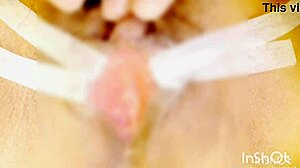 Bound Japanese Amateur Clit Rub During Bondage Massage