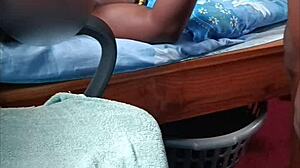 Real African Couple Delivers Massive Cumshot On Sheer Fabric Full Clip