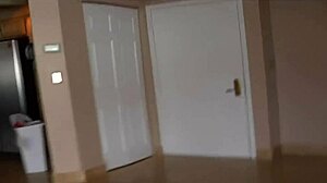 Fucking 18 Slut Girl Bent Over in Fishnets and Heels