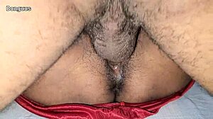 missionary pounding my wife's wet trimmed pussy right after work shift