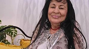 i can't stop watching this hairy bbw mature lilian rub her wet pussy lips to massive solo orgasm outdoors