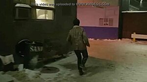 Gael Fucks Petite Prostitute Ass Bent Over in Rough Outdoor Quickie