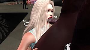 my girl catalina takes huge black cock deep in her mouth