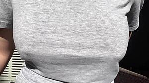 check out my big boobs bouncing wild outdoors horny stepmom artemisia love