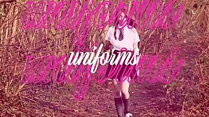 Real 18-Year-Old Oily Handjob Cum Covered