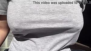 check out my big boobs bouncing wild outdoors horny stepmom artemisia love