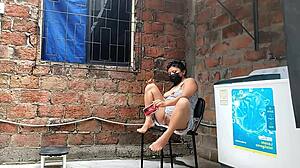 i secretly record my curvy latina neighbor fingering her huge tits juicy pussy until she catches me shaking ass