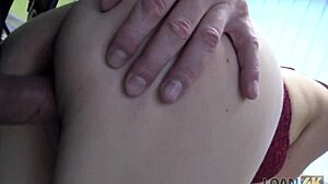 Hypnotizing Massive Boobs Seduce Credit Manager into Tricked Cash Sex Deal