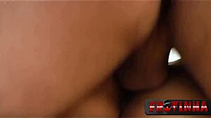 my shy brazilian latina lila with big tits and ass rides cock gulping cumshot doggystyle