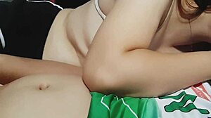 the sexy babe delivers sloppy blowjob then swallows cum in her mouth