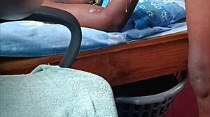 Real African Couple Delivers Massive Cumshot On Sheer Fabric Full Clip