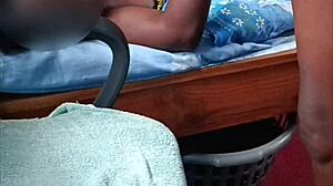 Real African Couple Delivers Massive Cumshot On Sheer Fabric Full Clip