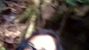 Amateur Latina Milf Flashes Big Clit Monster Cock Nature Walk