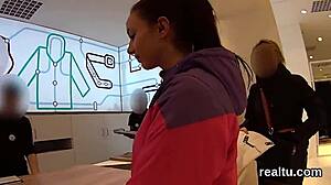 Flawless Czech Teen Teased In Supermarket Then Drilled Hard In POV!