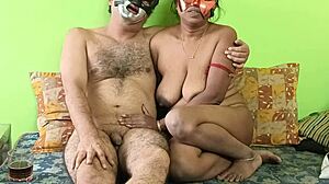 Indian Kolkata Bengali couple offers cash for housewife jerk off joins