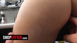 shoplyfter milf steals dress stripped naked fucked anal creampie