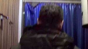 hey sexy snowboard babe ready for real cash facial after group blowjob fun?