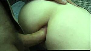 Posh British Milf Housewife Bent Over Anally Fucked Doggystyle in Public Outdoors