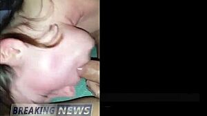 young nerdy girlfriend drains his cock deep in passionate pov tale