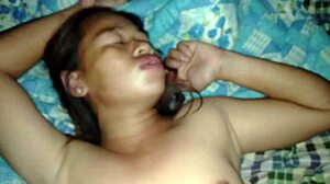 tiny titted amateur slut begs for creampie in her tight shaved wet pussy orgasming hard