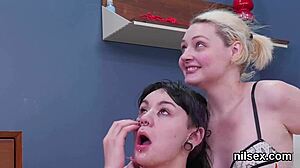 Descriptive Nympho Endures Butthole Therapy in Asylum with Ass to Mouth