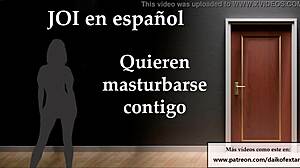 four horny amigas invite you to their holiday party for hot spanish joi jerk off