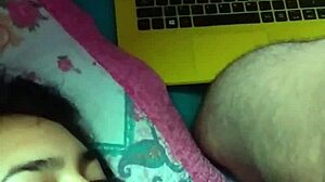 😏 she sucks my huge cock while we binge watch shows