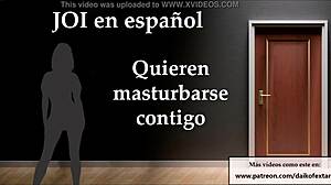 four horny amigas invite you to their holiday party for hot spanish joi jerk off