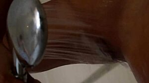 Monika Fox's Steamy Shower Reveals Big Tits Pierced Nipples