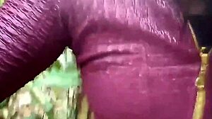 Amateur Latina Milf Flashes Big Clit Monster Cock Nature Walk