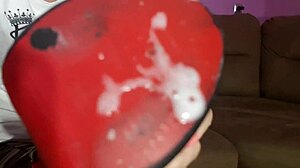 On your knees slut!! Jerk off under her bill then slurp every drop of cum 😈💦