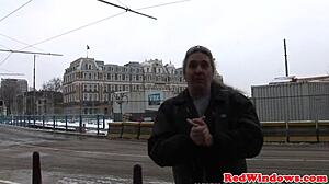 Intense Doggystyle Pounding Dutch Hooker Bent Over Cumsprayed