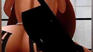 French milf with huge tits milks cock dry but is that cum or her secret?