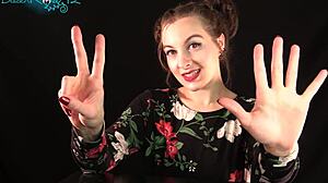 housewife milf teases with dildo dirty talk jerk off commands