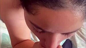 new lingerie try-on leads to deepthroat blowjob blowout!!