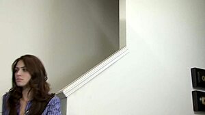 sexy beauty bends for big black cock's deep thrusts in heels