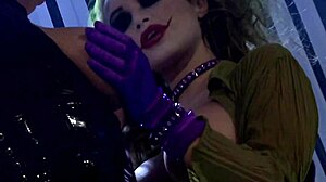 catwoman gets anal fucked bent over in cage during wild threesome orgy