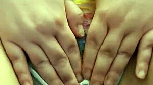 Amateur BBW Joan Day Rainbow Outfit Shakes Saggy Big Ass Chubby Fat Tits Solo Tease