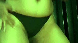 swaying my thong panties to lure the house boy closer