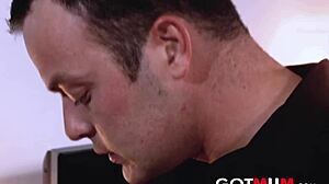 got mum sharon pink banging with her huge milf tits group fun