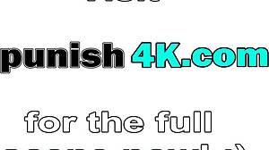 shaved teen ally berry rides cock hard in garage punishment