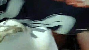 Ebony Beauty Ravaged in Garage Bushes with Cum Dripping