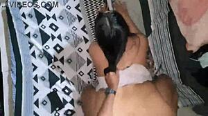 Eating Rich Latina Pornstar Ssarha's Juicy Pussy While She Rides Big Cock